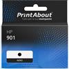 PrintAbout Cartuccia compatibile HP 901 (CC653AE) - Nero