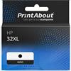 PrintAbout Cartuccia compatibile HP 32XL (1VU24AE) - Nero
