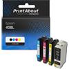 PrintAbout Cartuccia compatibile Epson 408L (C13T09K41/42/43/44010) - 4 colori Alta capacità Multipack