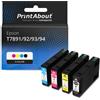 PrintAbout Cartuccia compatibile Epson T7891/92/93/94 - 4 colori Multipack