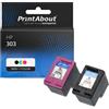PrintAbout Cartuccia compatibile HP 303 (3YM92AE) - Nero + 3 colori Multipack