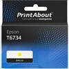 PrintAbout Cartuccia compatibile Epson T6734 - Giallo