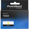 PrintAbout Cartuccia compatibile Epson T6064 - Giallo Alta capacità