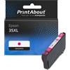 PrintAbout Cartuccia compatibile Epson 35XL (C13T35934010) - Magenta Alta capacità