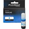 PrintAbout Cartuccia compatibile Epson T00R240 - Ciano