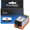 PrintAbout Cartuccia compatibile HP 907XL (T6M19AE) - Nero Alta capacità