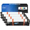 PrintAbout Toner compatibile HP 658A (W2000/01/02/03A) - 4 colori Multipack