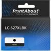 PrintAbout Cartuccia compatibile Brother LC-527XLBK - Nero Alta capacità
