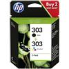HP Cartuccia stampante HP 303 (3YM92AE) - Nero + 3 colori Multipack