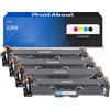 PrintAbout Toner compatibile HP 220A (W2200/01/02/03A) - 4 colori Multipack
