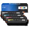 PrintAbout Toner compatibile HP 212A (W2120/21/22/23A) - 4 colori Multipack