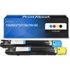 PrintAbout Toner compatibile Xerox 106R03737/38/39/40 - 4 colori Capacità extra-elevata Multipack