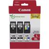 Canon Cartuccia stampante Canon PG-540L + PG540L + CL 541XL multipack - Nero + 3 colori Multipack