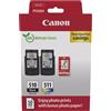 Canon Cartuccia stampante Canon PG-510 + CL-511 photo value pack - Nero + 3 colori Multipack