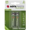 Agfaphoto Batteria ricaricabile Mignon AA 2-pack