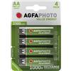 Agfaphoto Batteria ricaricabile Mignon AA 4-pack