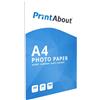 PrintAbout Carta fotografica PrintAbout Premium Glossy A4 180 g/m² (50 fogli)
