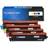 PrintAbout Toner compatibile Brother TN-248BK/C/M/Y - 4 colori Multipack
