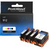 PrintAbout Cartuccia compatibile HP 912 (3YL77/78/79/80AE) - 4 colori Multipack