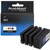 PrintAbout Cartuccia compatibile HP 963 (3JA23/24/25/26AE) - 4 colori Multipack
