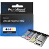PrintAbout Cartuccia compatibile Epson UltraChrome XD2 (C13T40D/41/42/43/440) - 4 colori Multipack