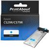PrintAbout Cartuccia compatibile Epson C529R/C579R (T01D200) - Ciano Capacità extra-elevata