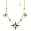 Thomas Sabo - Catena per collana argento sterling zirconia_cubica Donna, Oro, 45cm - KE2118-963-7-L45V