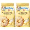 Mulino Bianco Dolcetti Canestrini, Biscotti Frollini con Zucchero a Velo, Burro e Uova Fresche, 200 g (Confezione da 2)