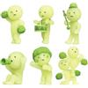 Smiski Serie Cheer Figurina (Fanfara - Pom Pom) che brilla al buio, Multicolore