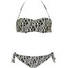 Emporio Armani Bikini Donna Eagle Stones Fascia Nero S, Nero, S