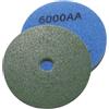 QUARKZMAN 2pcs Dischi Diamantati per Lucidatura 5 6000 Grana - Tamponi Abrasivi in fibre con Smeriglio per Marmo, Calcestruzzo e Pietra - Colore Blu/Verde Scuro