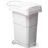 MobilPlastic Bidone mobile 80Lt a pedale bianco per raccolta differenziata