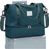 SZLX Borsone da Viaggio,Bagaglio a Mano 40x20x25 Ryanair Borsa da Viaggio con Scomparto per le Scarpe,Borsa da Cabina Ryanair 40x30x20 Borsa Sportiva Borsone da Palestra da Weekend