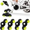 Tutamaz Rocker Plate Feet, 4 Pezzi per Palline da Tennis Indoor Cycling, Attrezzatura per Allenamento Core, Piedini per Allenamento a Rulli Wahoo Kickr Core, con 8 Palline da Tennis