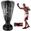 IMAYCC Sacco da boxe autoportante per adulti e adolescenti, sacco da boxe in PVC ispessito da 180 cm per adulti, sacco da boxe pesante, sacchi da kickboxing per muay thai, mamme, allenamento di boxe, fitness