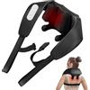 BIBIRE Cuscino massaggiante cervicale con funzione di calore, massaggiatore Shiatsu 4D di massaggio del tessuto profondo, per spalle, gambe, muscoli del corpo per alleviare il dolore, ideale per casa