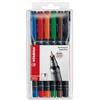 Stabilo Penne Stabilo OHPen universal Superfine (S) 0,4 mm assortiti astuccio da 6 - 841/6
