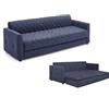 Atlantic Home Collection KELLY-02 - Divano letto con molle insacchettate e pratico topper, 226 x 86 x 78 cm (larghezza x profondità x altezza)