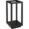 BRILONER - Lampada da tavolo senza fili IP44 con touch, dimmerabile, CCT, sostituibile con batteria e sorgente luminosa, lanterna LED, lampada da tavolo da esterno, 10x10x22 cm, nero