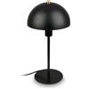 BRILONER - Lampada da comodino con interruttore a cavo, attacco E14, lampada da tavolo, lampada da scrivania, lampada da ufficio, lampada da lettura per letto, luce da lettura, 18 x 35 cm, nero
