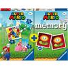 Ravensburger Multipack Memory e Puzzle Super Mario Puzzle e Gioco per Bambini 4+