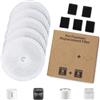 YTUGIL Confezione da 5 filtri di ricambio per fontanella per gatti + 5 filtri in spugna, compatibili con la fontanella per gatti wireless Petkit Eversweet Solo SE/Solo 2/3 Pro/3/2s