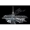 Pracht Creatives Hobby Royal & Langnickel Quadro da Grattare Torre Eiffel, Argento, Quadro da Grattare per Bambini e Adulti, con Penna e Sagoma da Grattare
