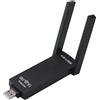 Pix-Link AMPLIFICATORE SEGNALE ROUTER USB 300Mbps 2.4GHZ WI-FI 2 ANTENNE WIFI PORTATILE