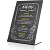 IRICUS A5 Mini Lavagna da Tavolo per Matrimoni Compleanni Bar e Decorazioni per Feste - Piccolo Lavagna da Tavolo A5 - Mini Lavagnetta Tavolo