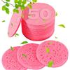 METUUTER Spugne facciali compresse 50-Count per estetisti- Spugne cosmetiche professionali spa 100% naturali di cellulosa per la pulizia del viso, massaggio, esfoliante dei pori, maschera, rimozione del trucco