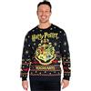 Harry Potter Maglione Uomo Invernale M-2XL, Hogwarts Maglioni di Natale Morbido, Resistente e Caldo, Idea Regalo Uomo (L, Blu Marine)