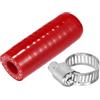 VekAuto Tappo Per Liquido Refrigerante Universale In Silicone 1pc Rosso | Rinforzato 3 Strati Poliestere, Alta Temperatura. Dimensioni: 37x14x4mm. Adatto Per Turbo, Porta Acqua. Con Morsetto.