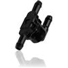 brileze Valvola per Lavavetro Senza Ritorno OE 8532128020 Valvola per Lavavetro a 3 Vie per Auto 85321-28020 Compatibile con Toyota 4Runner Corolla Highlander Crown Camry RAV4 Nero 1pezzo