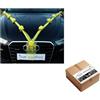 Auto-schmuck so einfach so kreativ Autoschmuck Organza M Auto Gioielli Sposa Coppia Rose Decorazione Auto Matrimonio Car Wedding Decorazione Ghirlanda Auto (Giallo/Giallo)